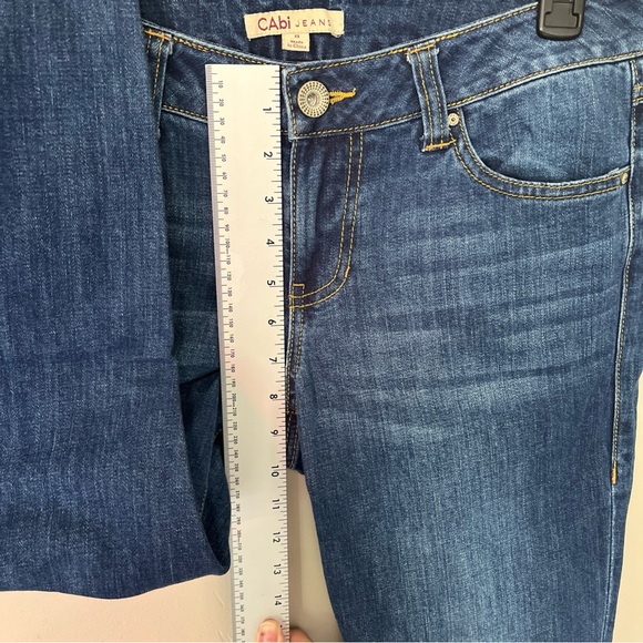 CAbi Style #750 Slim Fit Ruby Jeans Indigo Wash Size 8 - Picture 3 of 13